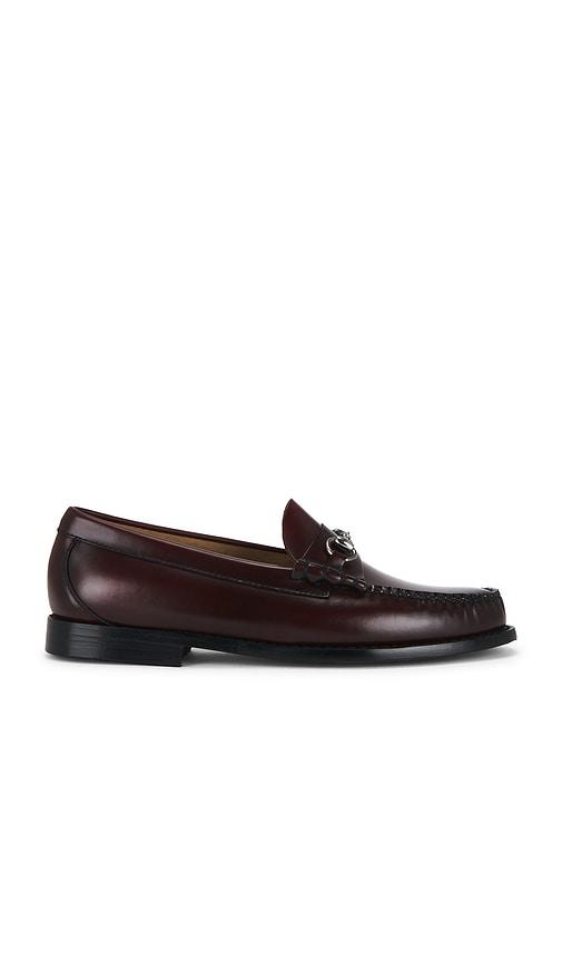 G.H.BASS Wide Lincoln Bit Weejun in Burgundy by G.H. BASS
