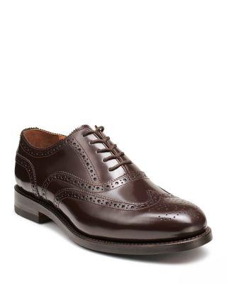 Men's Black Monogram Double Brogue Wingtips by G.H. BASS Men's Black Monogram Double Brogue Wingtips by G.H. BASS
