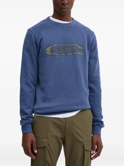 logo crew-neck sweatshirt by G-STAR