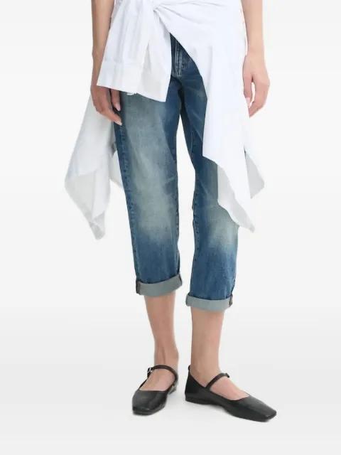 rolled-cuff cropped jeans by G-STAR