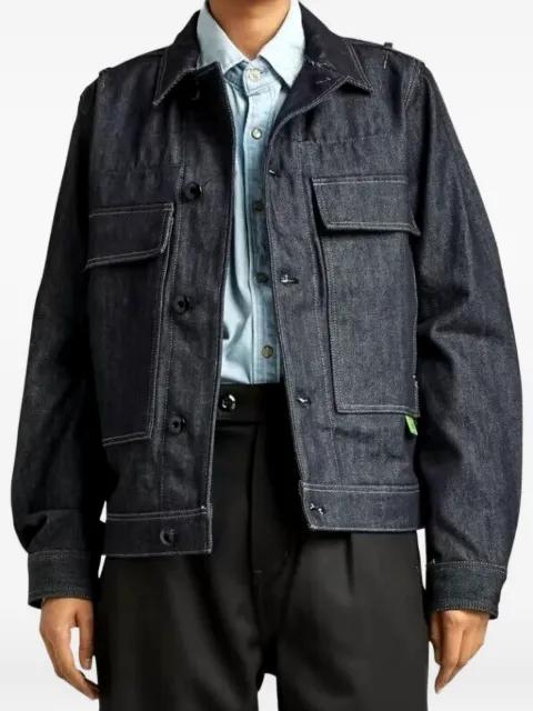 utility flap-pocket denim jacket by G-STAR