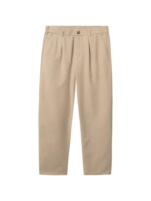 GABnapoli 19 Phin pleated elasticated-waistband trousers by GABBA