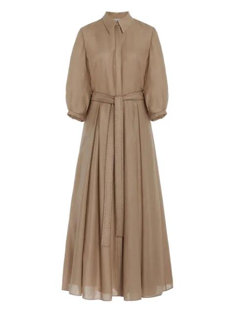 Andy belted midi shirt dress by GABRIELA HEARST