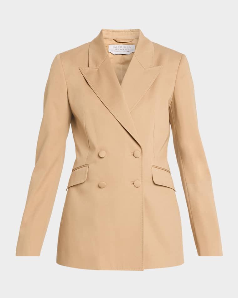 Angela Double-Breasted Blazer Jacket by GABRIELA HEARST
