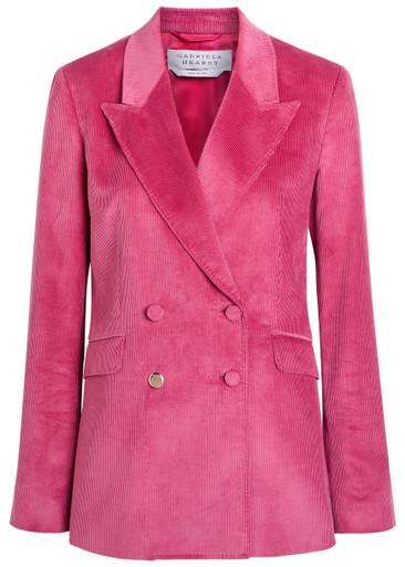 Angela double-breasted corduroy blazer by GABRIELA HEARST