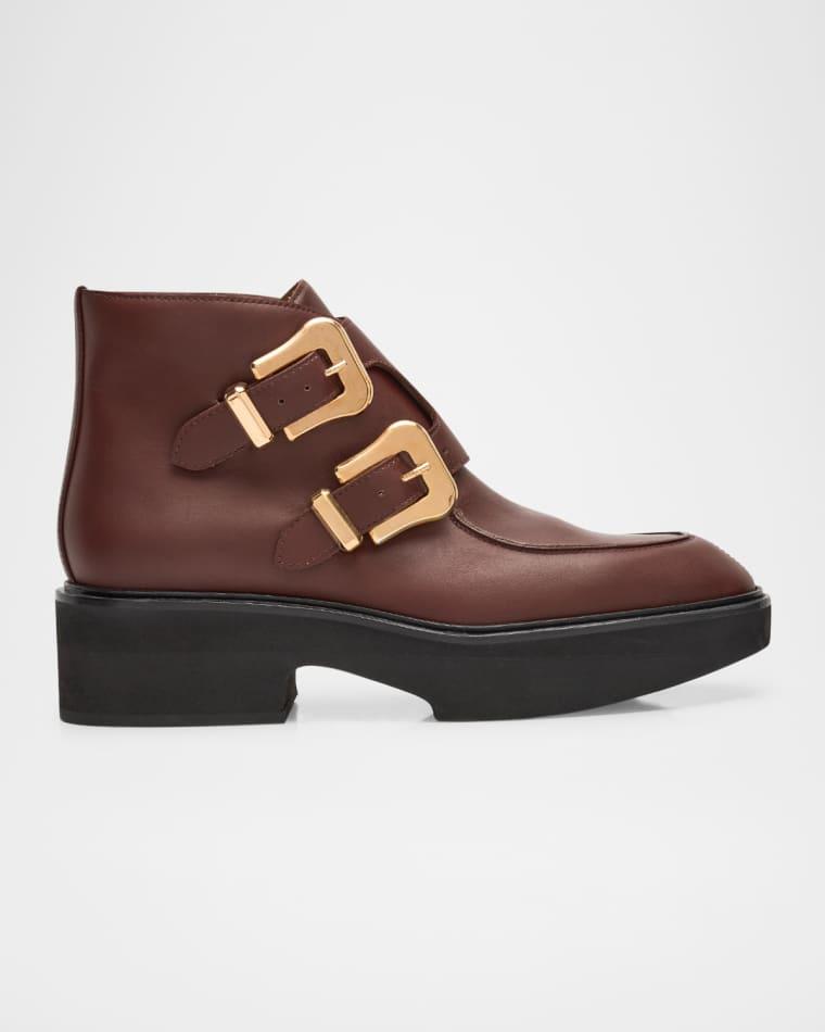 Apollo Leather Ankle Booties by GABRIELA HEARST