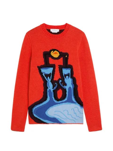 Avichai intarsia-knit sweater by GABRIELA HEARST