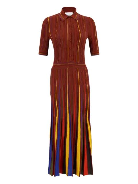 Calypso striped midi dress by GABRIELA HEARST