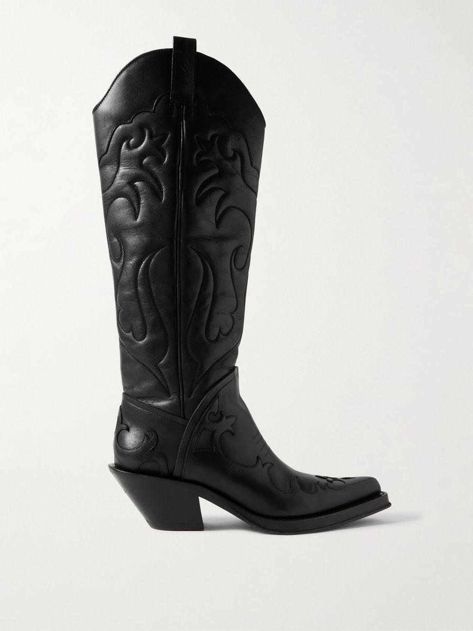 Capitana 50 embroidered leather knee boots by GABRIELA HEARST