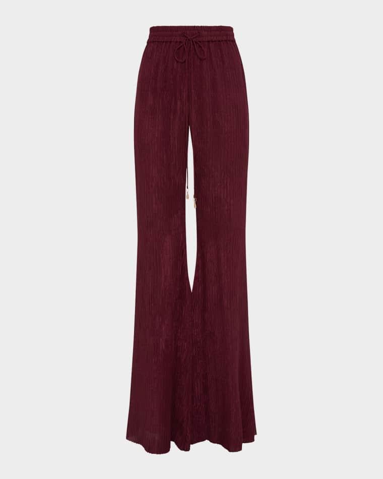 Claude Crinkle Drawstring Flared Pants by GABRIELA HEARST