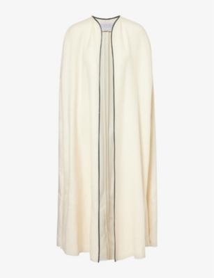 Corinth dropped-shoulder relaxed-fit silk and wool-blend cape by GABRIELA HEARST