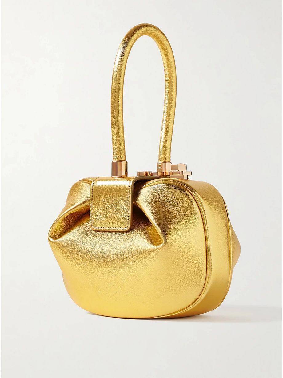 Demi metallic leather bag by GABRIELA HEARST