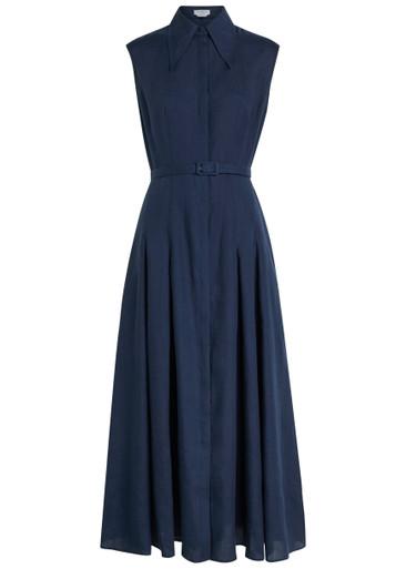 Durand belted linen shirt dress by GABRIELA HEARST