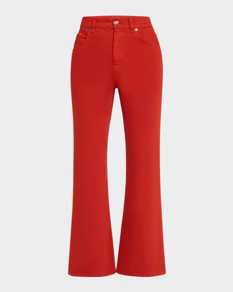Ezra Bootcut Ankle Jeans by GABRIELA HEARST