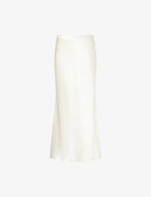 Frei Slip Silk Midi Skirt by GABRIELA HEARST