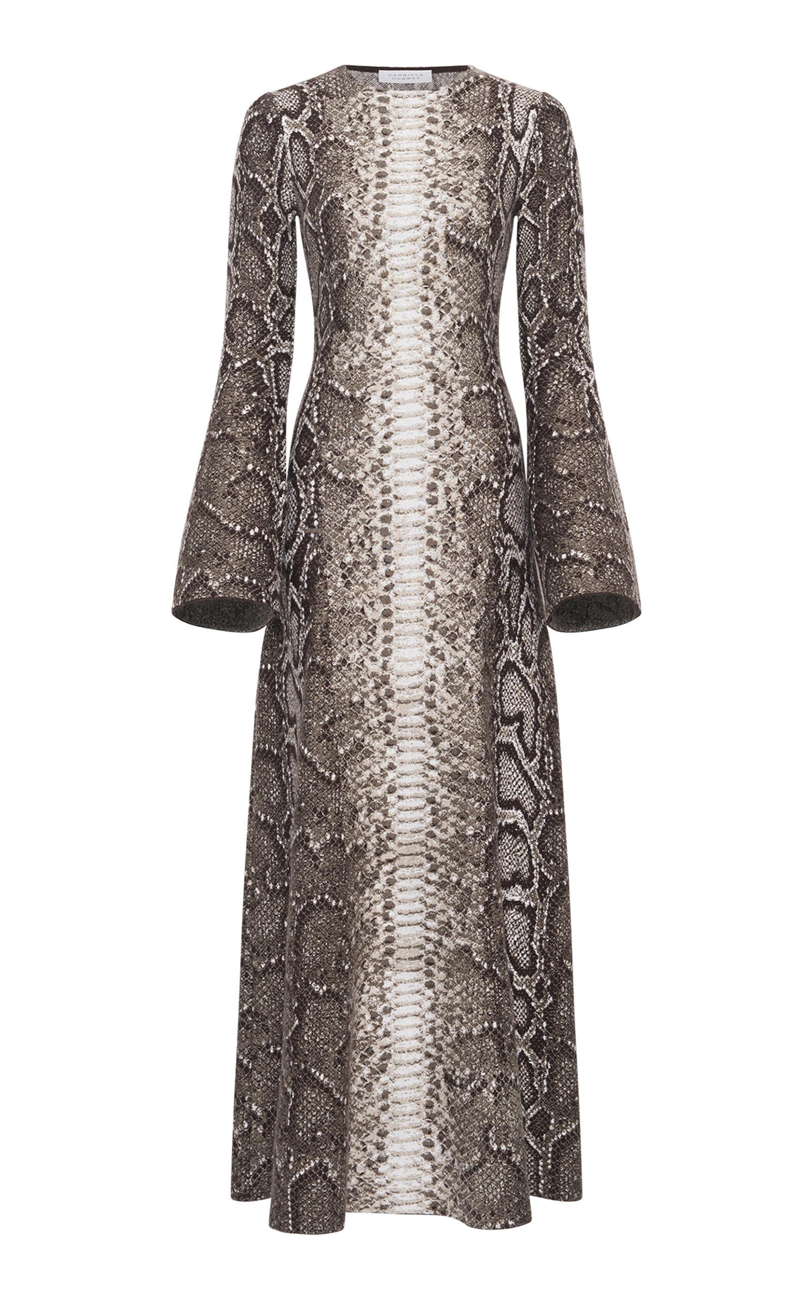 Gabriela Hearst Aalianake-Printed Cashmere-Silk Maxi Dress - Moda Operandi by GABRIELA HEARST