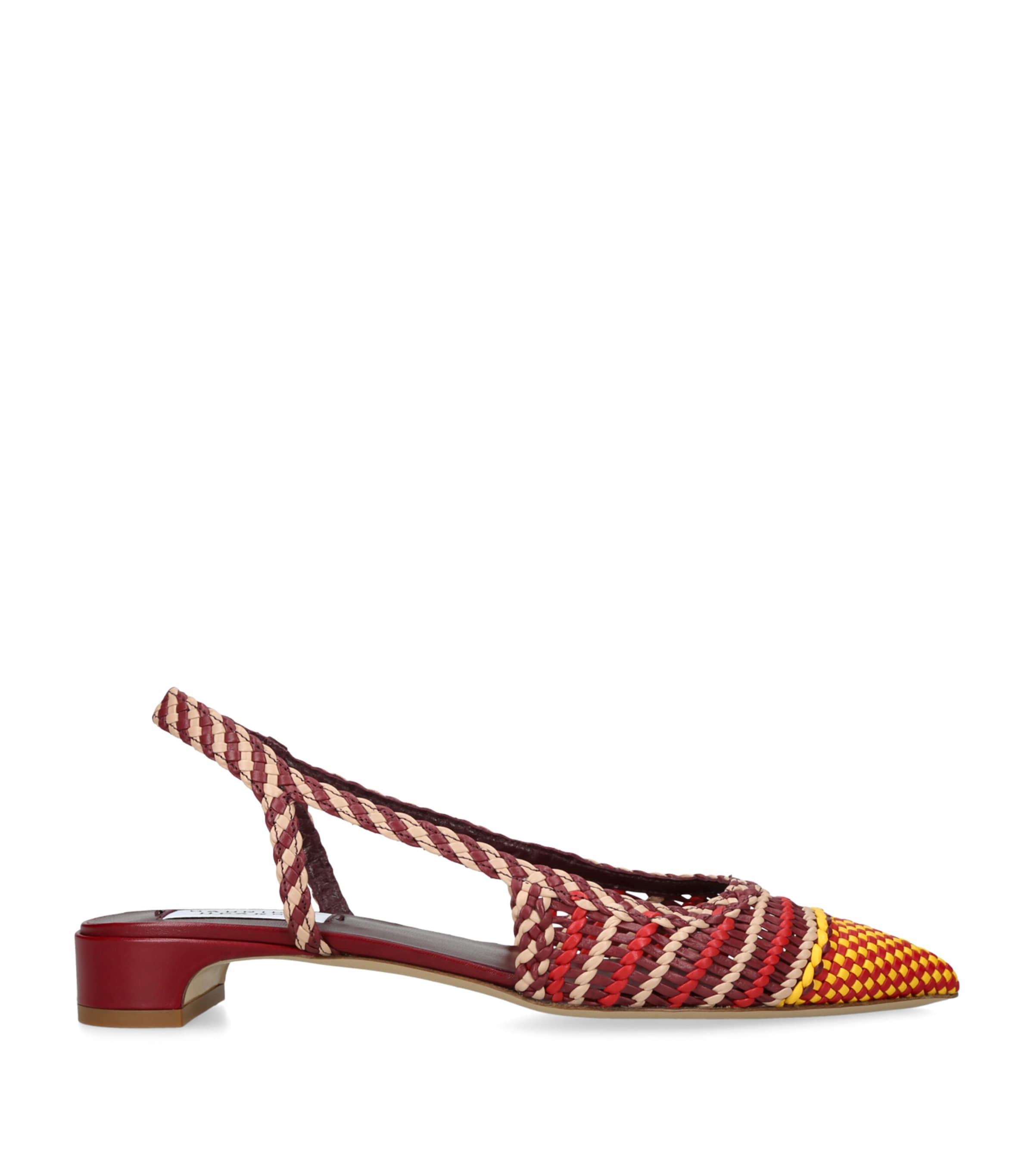 Gabriela Hearst Braided Leather Perro Slingback Pumps by GABRIELA HEARST