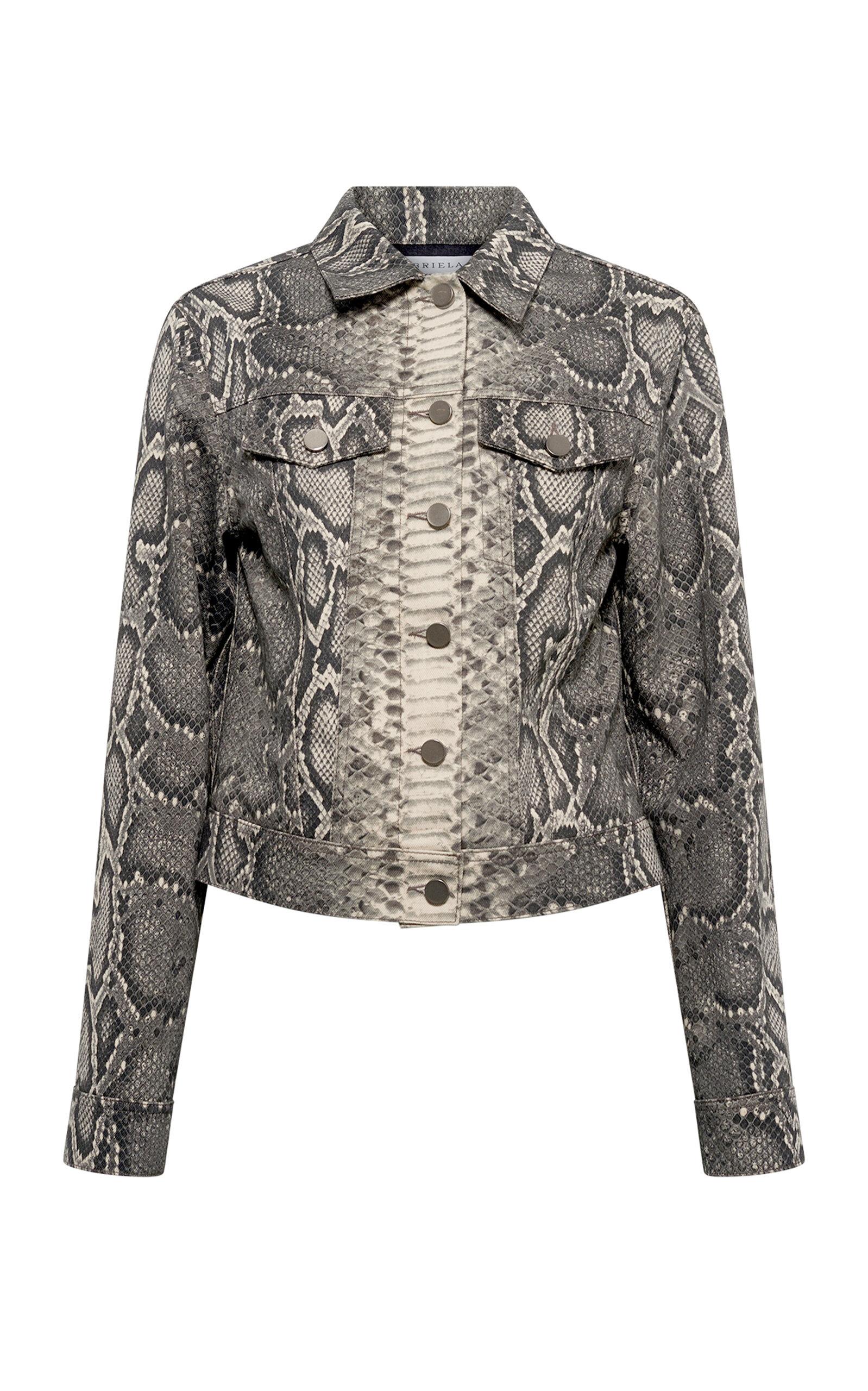 Gabriela Hearst Brontenake-Printed Denim Jacket - Moda Operandi by GABRIELA HEARST