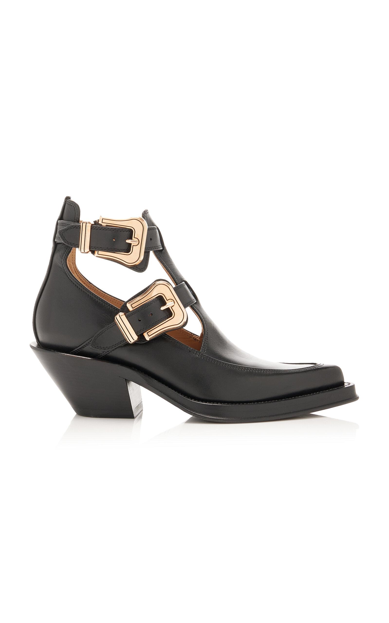 Gabriela Hearst Castro Buckle-Detailed Leather Ankle Boots - Moda Operandi by GABRIELA HEARST