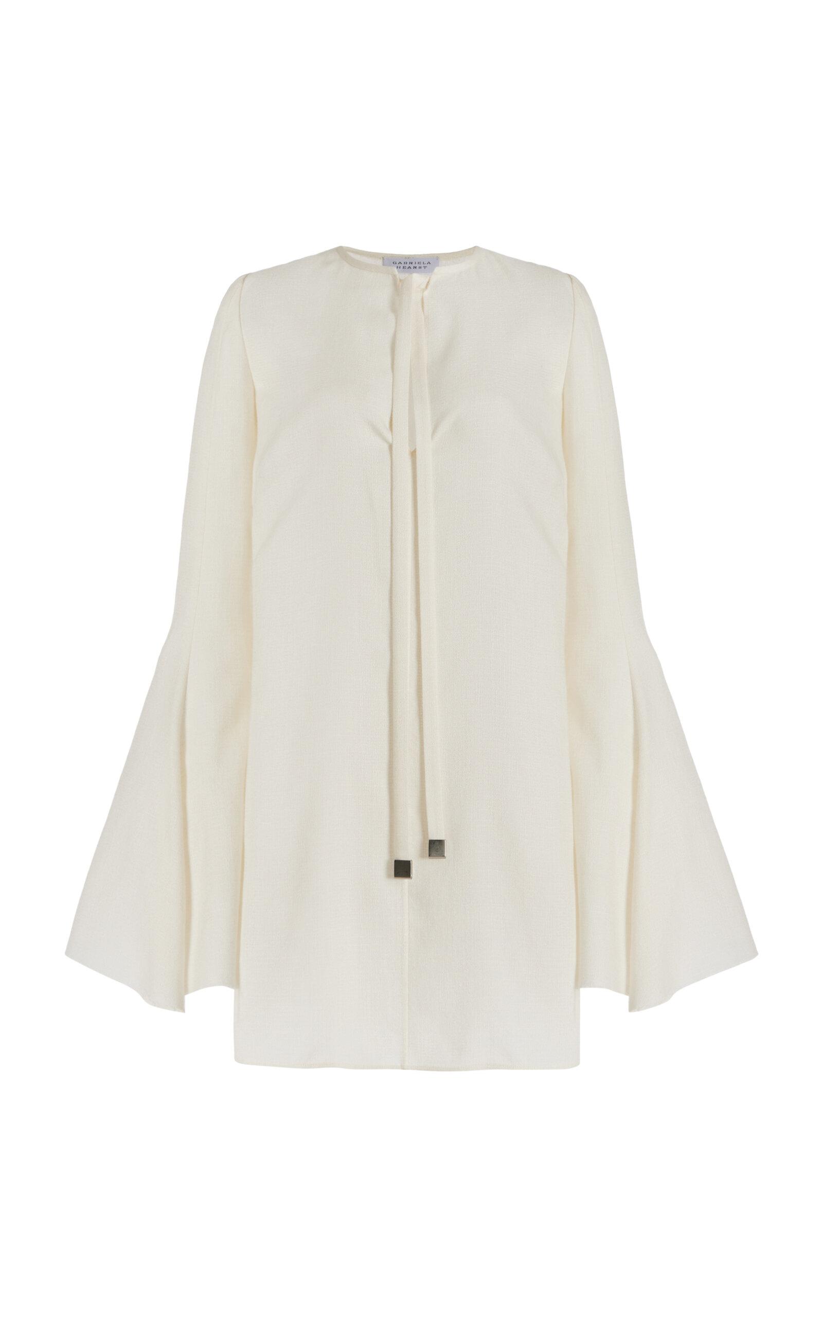 Gabriela Hearst - Eyre Wool Silk Tunic Dress - Ivory - - Moda Operandi by GABRIELA HEARST Gabriela Hearst - Eyre Wool Silk Tunic Dress - Ivory - - Moda Operandi by GABRIELA HEARST