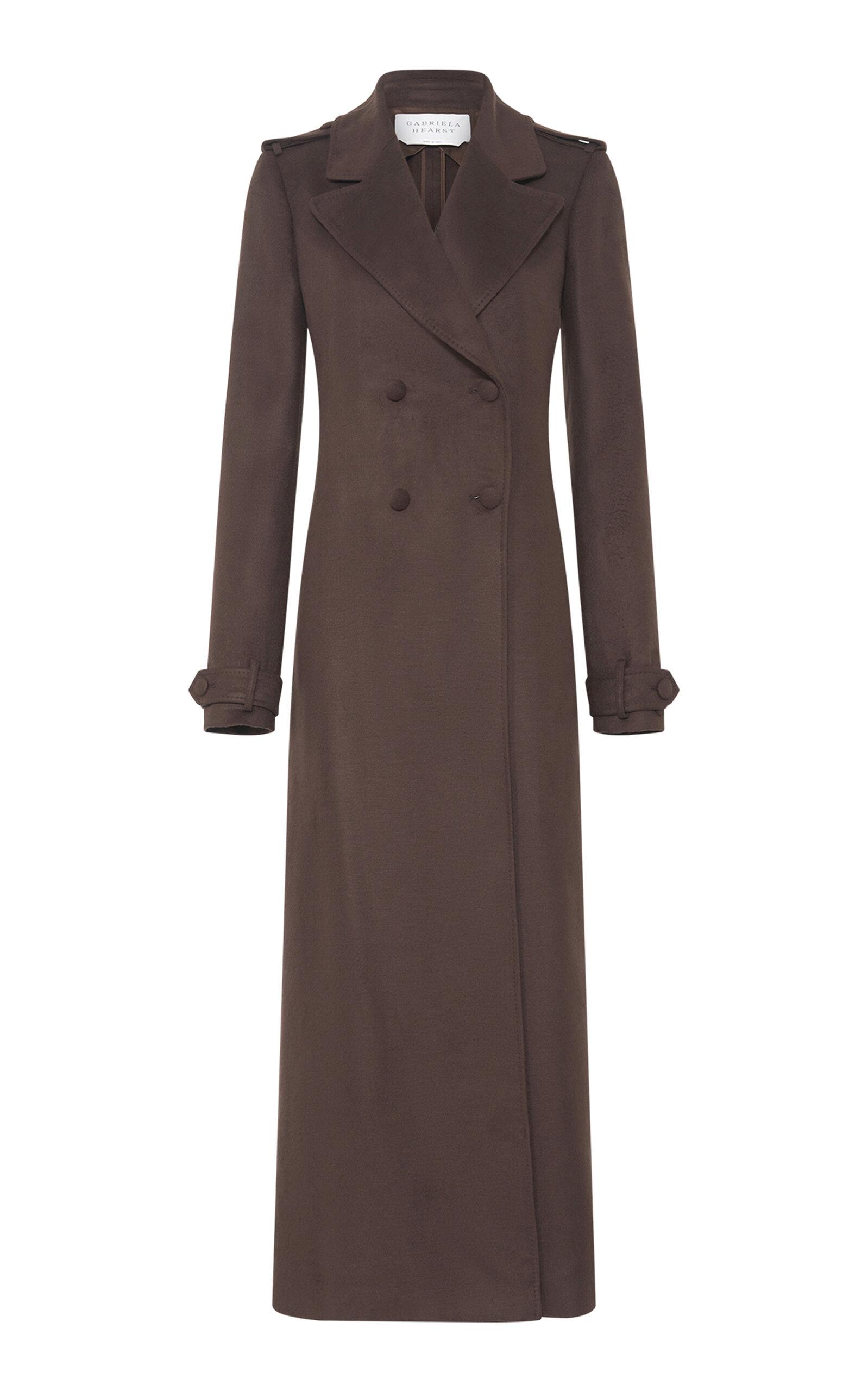 Gabriela Hearst Houstt Double-Breasted Silk Coat - Moda Operandi by GABRIELA HEARST