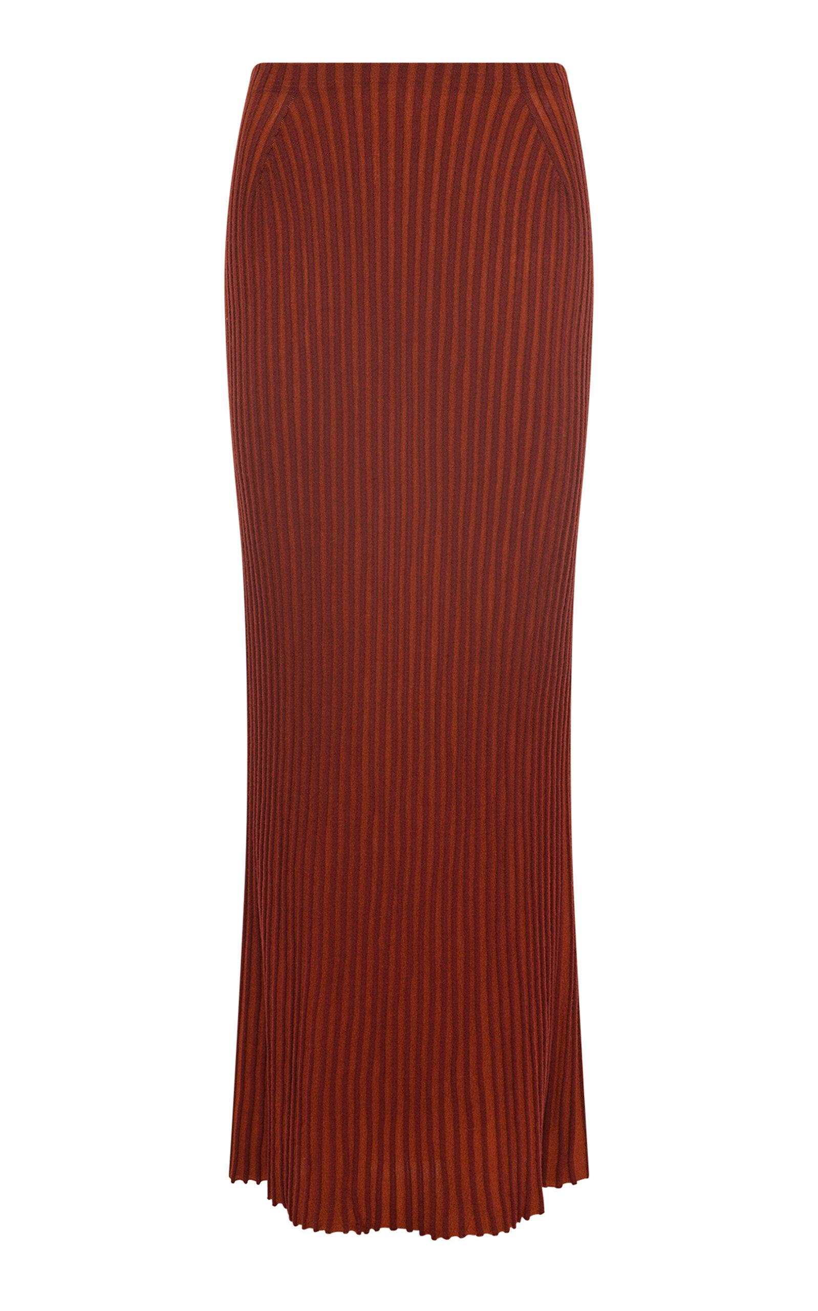 Gabriela Hearst Krause Ribbed Virgin-Wool Maxikirt - Moda Operandi by GABRIELA HEARST