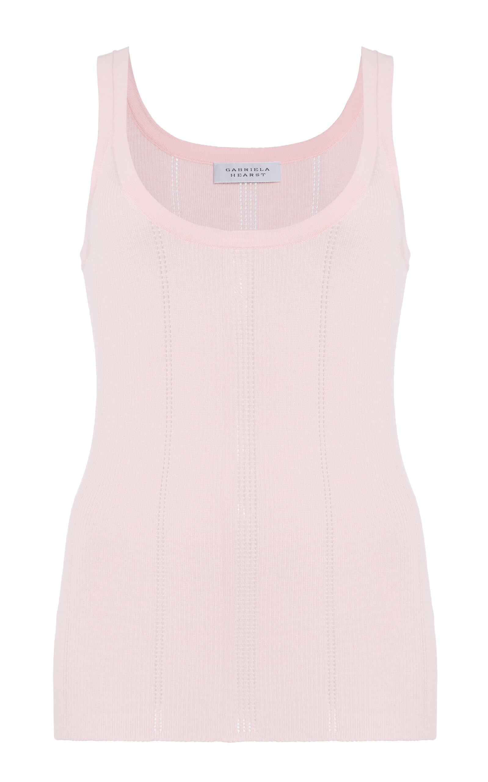Gabriela Hearst Lucy Pointelle-Knit Wool Tank Top - Moda Operandi by GABRIELA HEARST