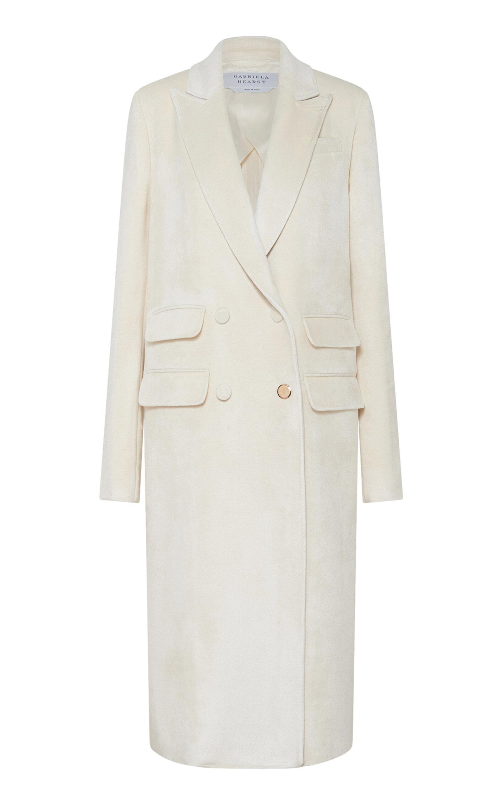 Gabriela Hearst - Reed Tailored Silk-Wool Coat - Ivory - - Moda Operandi by GABRIELA HEARST