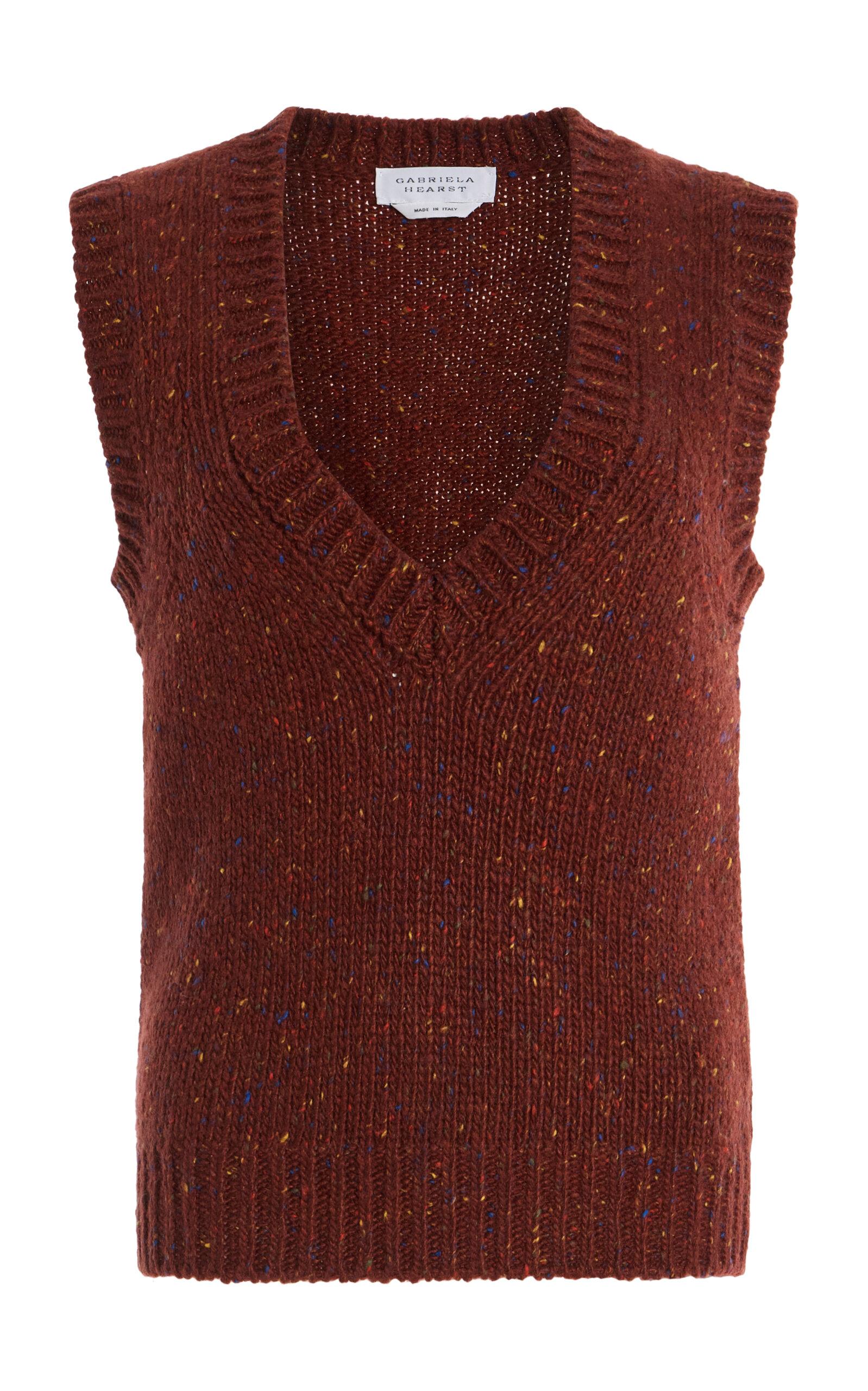 Gabriela Hearst Solomon Cashmere Sweater Vest - Moda Operandi by GABRIELA HEARST