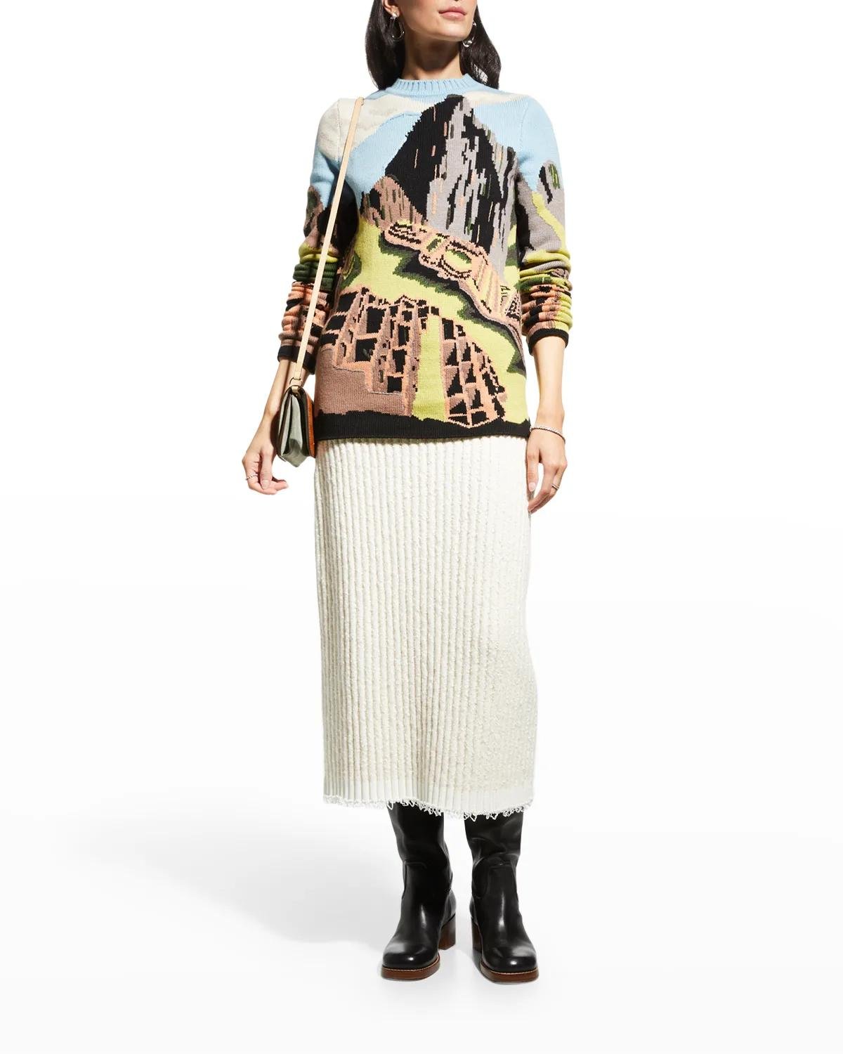 Ines Hand-Embroidered Cashmere Sweater by GABRIELA HEARST