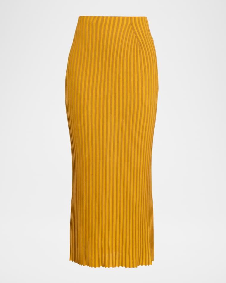 Krause Striped Midi Skirt by GABRIELA HEARST