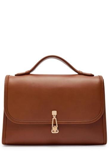 Leonora medium leather top handle bag by GABRIELA HEARST