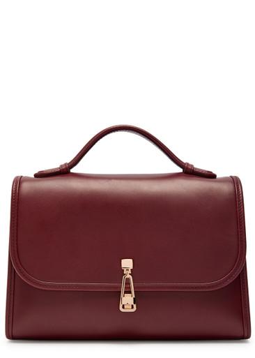 Leonora medium leather top handle bag by GABRIELA HEARST