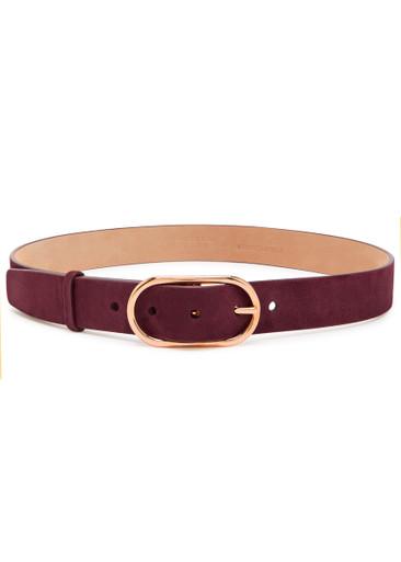 Link suede belt by GABRIELA HEARST