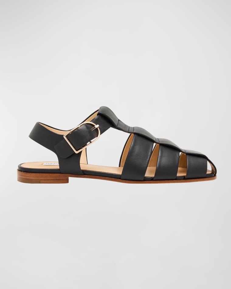 Lynn Leather Fisherman Sandals by GABRIELA HEARST