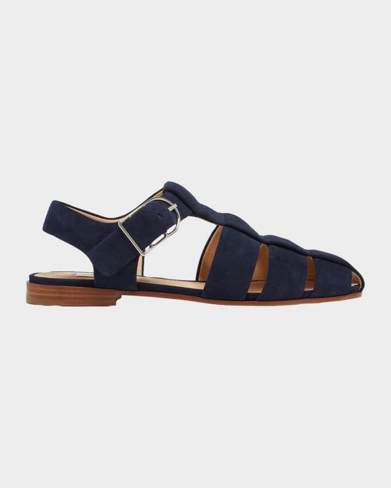 Lynn Suede Sandals by GABRIELA HEARST