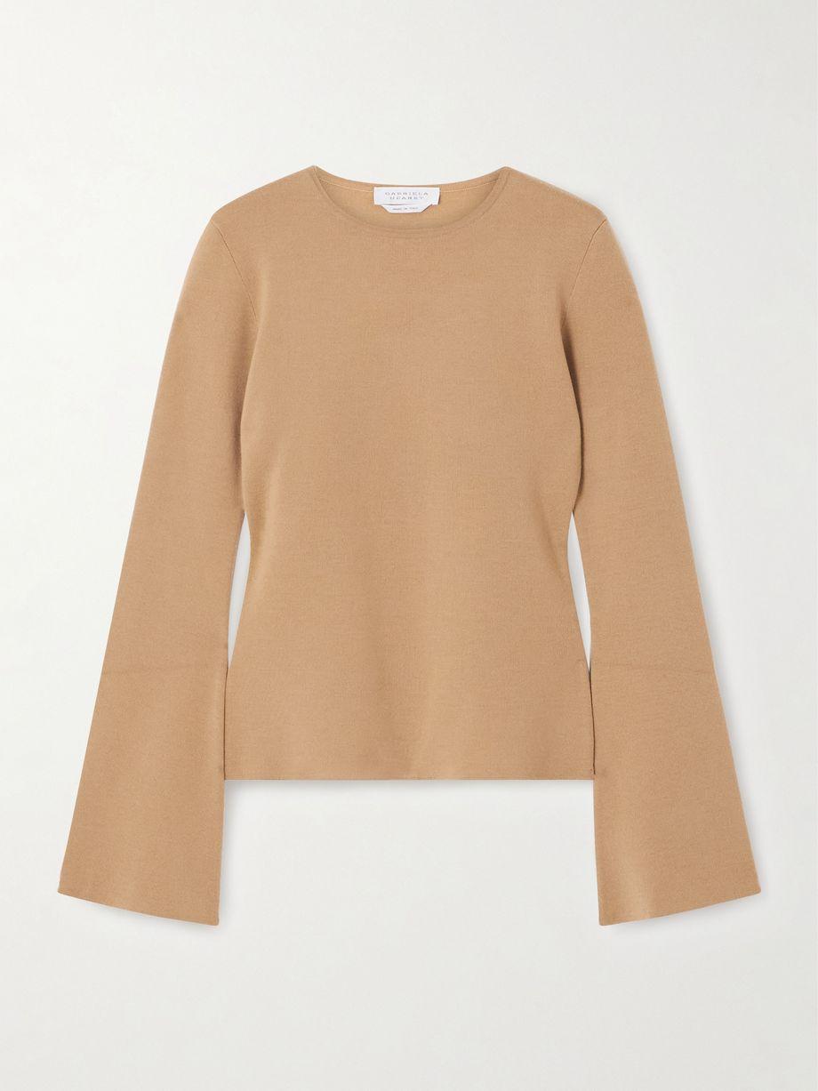 Mason wool, silk and cashmere-blend sweater by GABRIELA HEARST