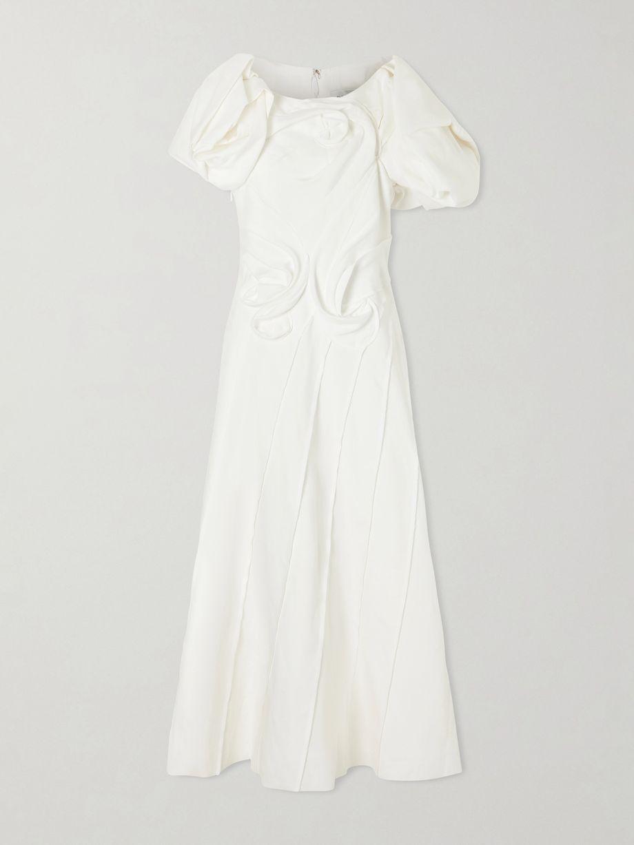 Navi linen midi dress by GABRIELA HEARST
