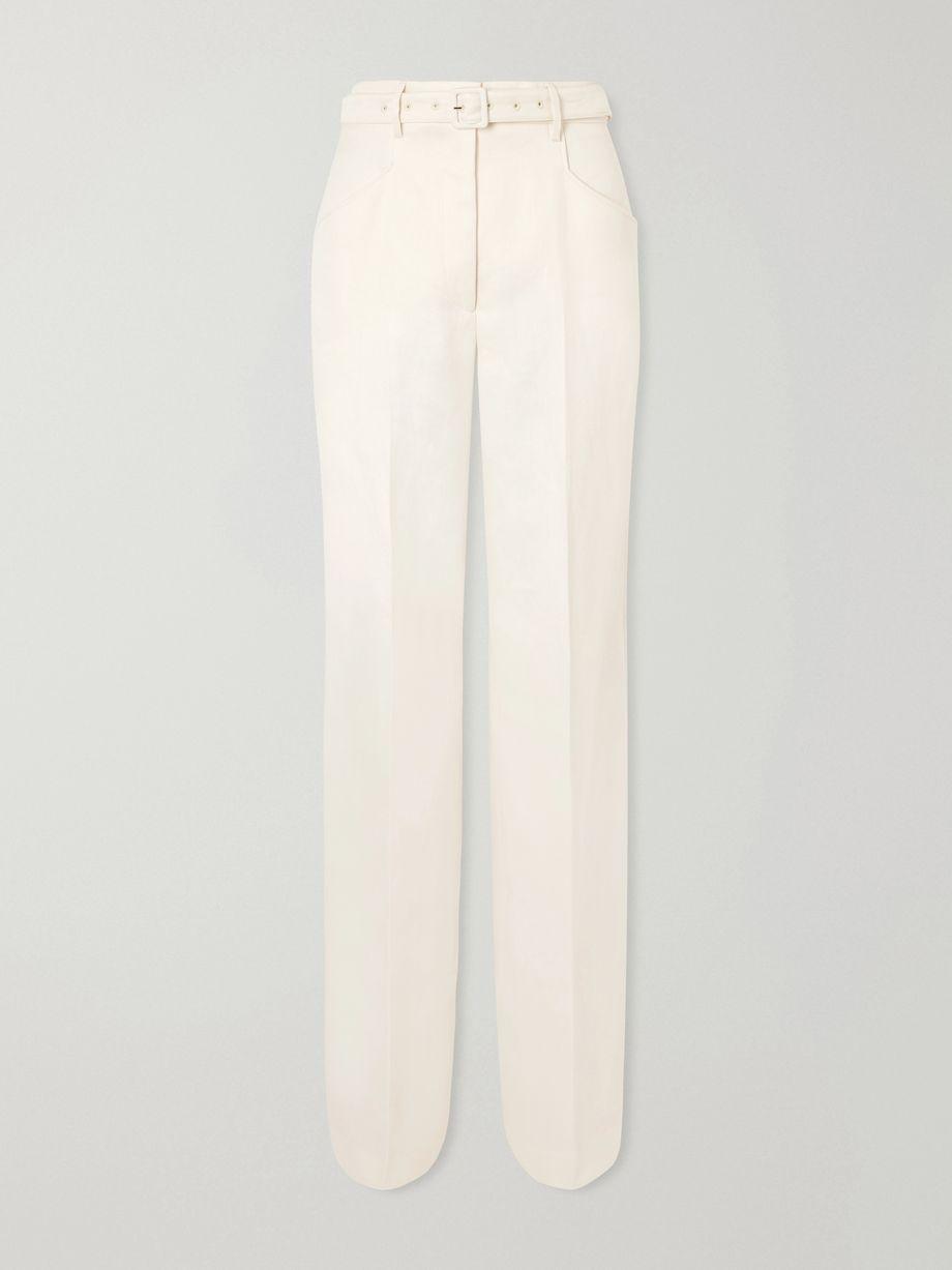 Norman linen wide-leg pants by GABRIELA HEARST