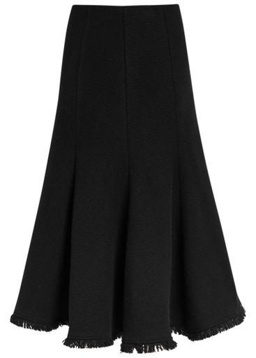 Patterson wool and cashmere-blend midi skirt by GABRIELA HEARST