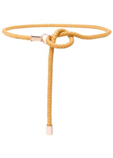 Rope leather belt by GABRIELA HEARST