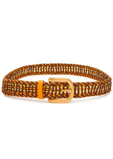 Sam woven leather belt by GABRIELA HEARST
