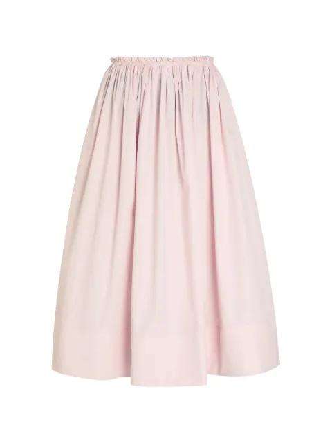 Shiva gathered midi skirt by GABRIELA HEARST