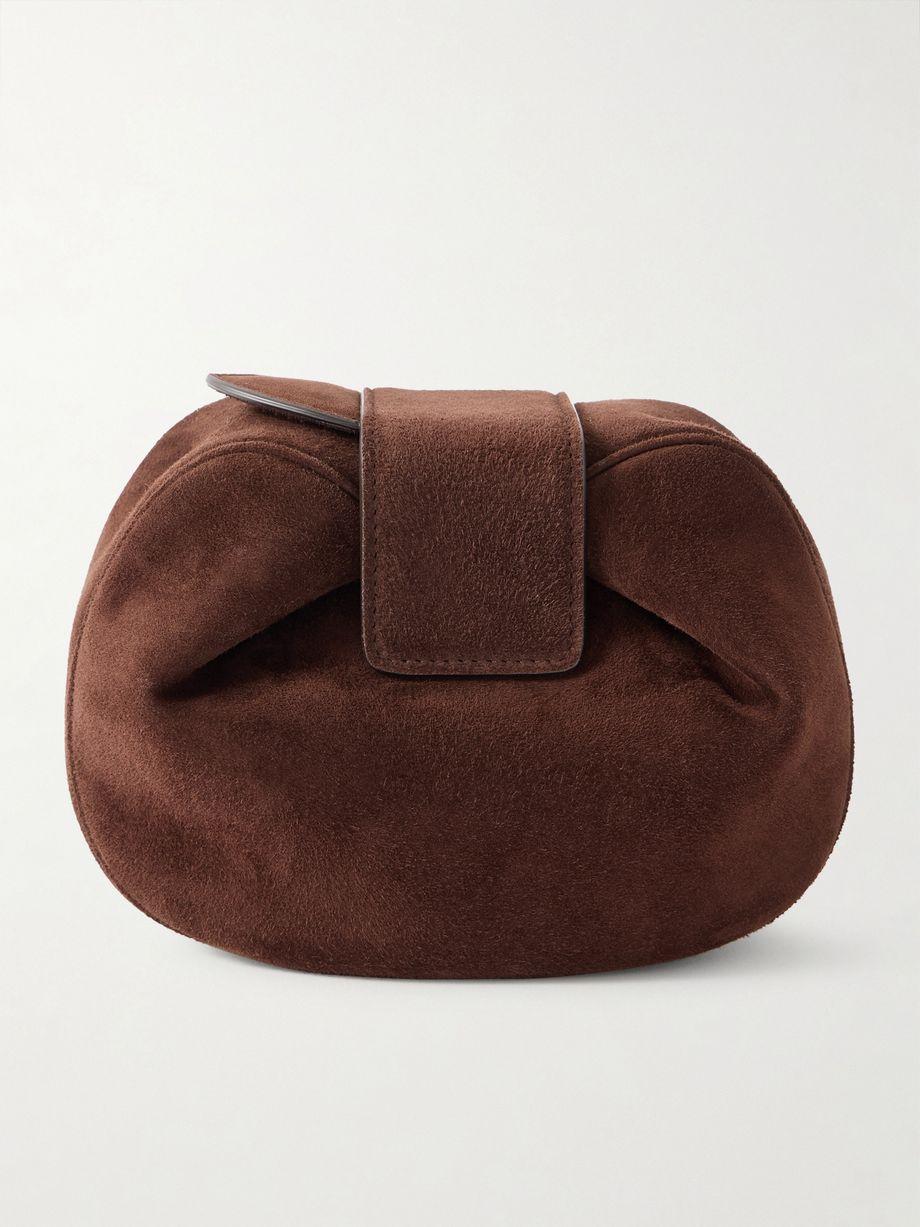 Soft Demi suede clutch by GABRIELA HEARST