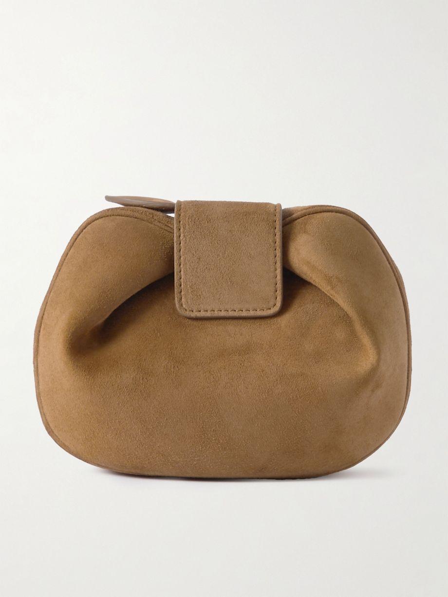 Soft Demi suede clutch by GABRIELA HEARST