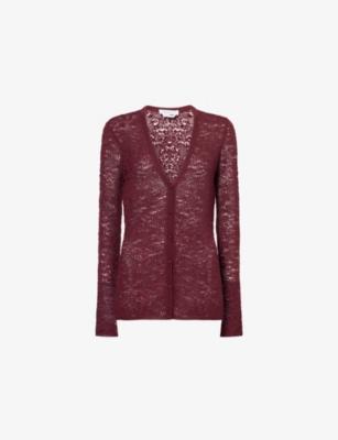 Ultraris Wool-Silk Open-Knit Cardigan by GABRIELA HEARST