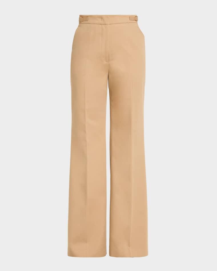 Vesta Cotton Twill Flare Pants by GABRIELA HEARST