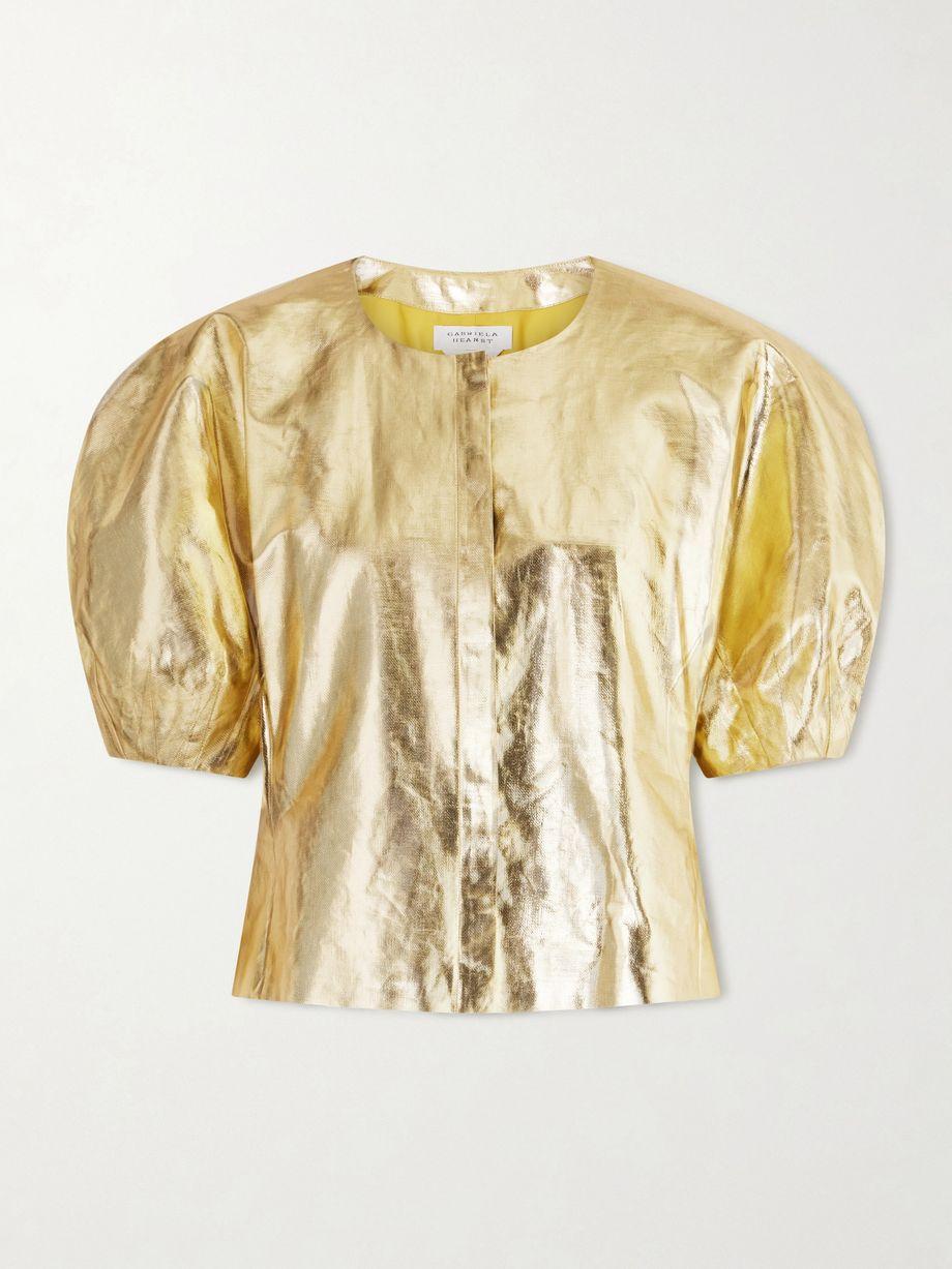 Waverly linen top by GABRIELA HEARST