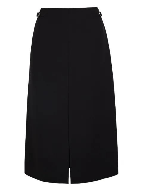buckle slit midi skirt by GABRIELA HEARST