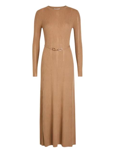 long-sleeve midi dress by GABRIELA HEARST